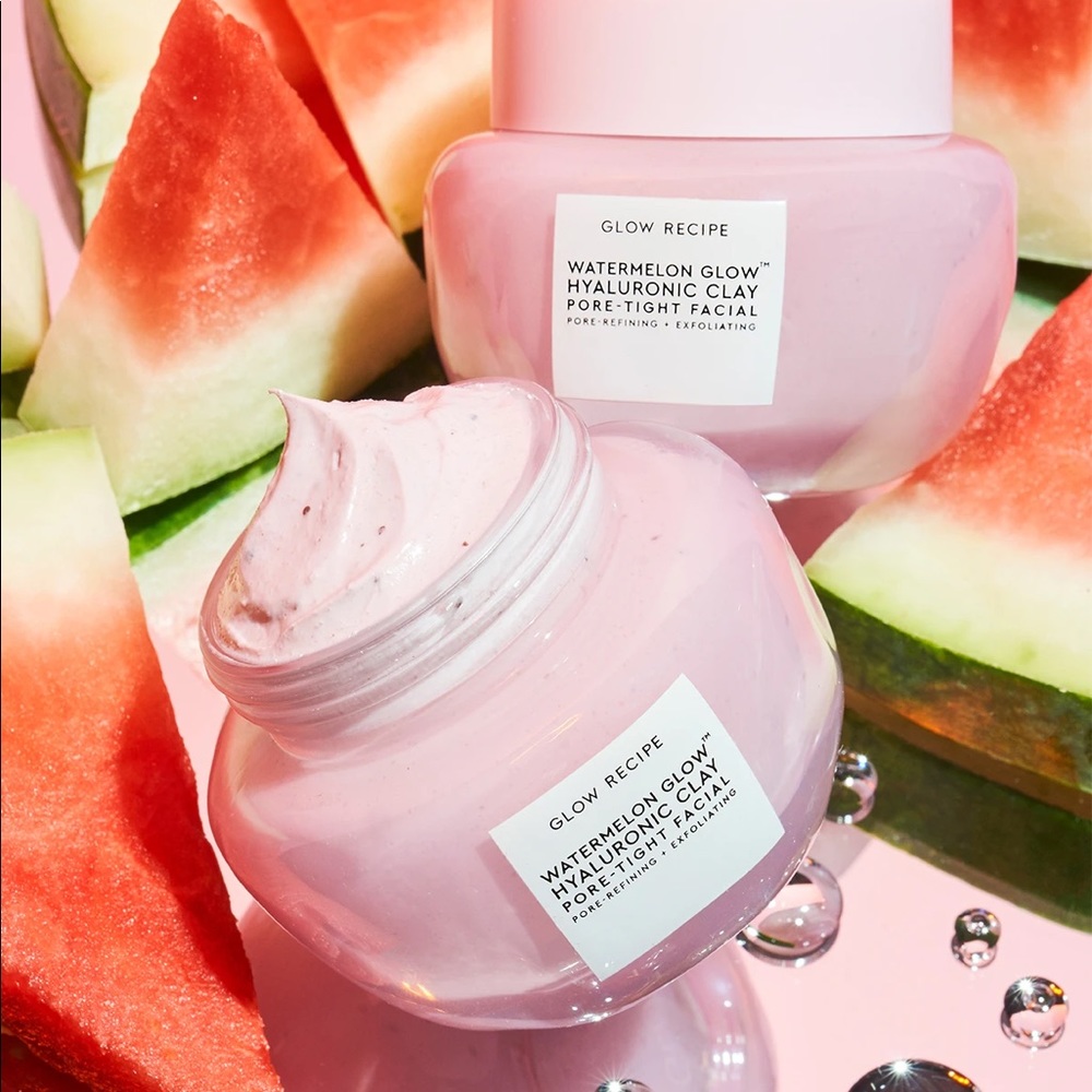 Watermelon glow hyaluronic clay